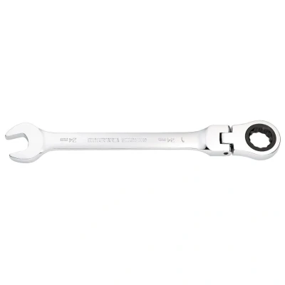 Image of Draper HI TORQ� Metric Flexible Head Ratchet Combination Spanner, 24mm