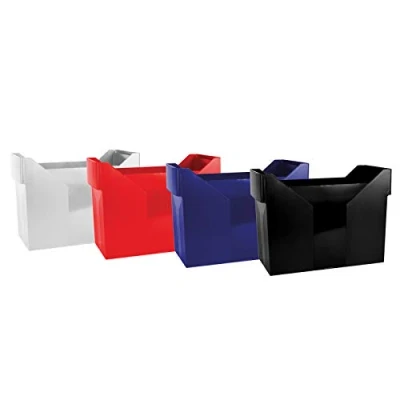 Image of Mini Archive File Box DONAU Plastic Grey/Document Archiving/Type for Suspension Files/Kind 20 Files/Index N.a. / Material Plastic/Label Colour Grey/Format A4 Size Files