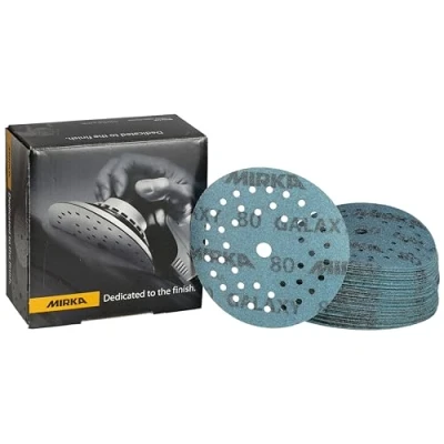 Image of Mirka Galaxy Epoxy Sandpaper 125 mm Hook &amp; Loop Grit 80 for Sanding Resin, Wood, Epoxy, Rivertable / 50 Pcs Discs