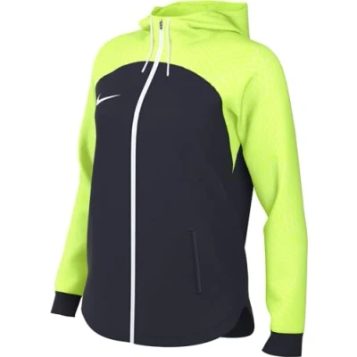 Image of NIKE DR2573 452 W NK DF STRK23 HD TRK JKT K Jacket Women&#039;s OBSIDIAN/VOLT/BARELY VOLT/WHITE Size S
