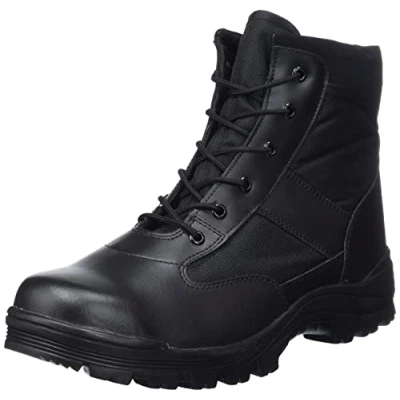 Image of Mil Tec Unisex Half Length boots 12836000 Mid Calf Boot, Black, 6.5 UK