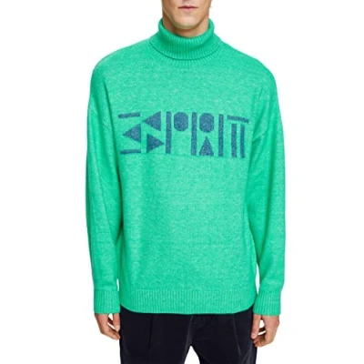 Image of ESPRIT Men&#039;s 112ee2i315 Sweater, 330/Light Green, X Small