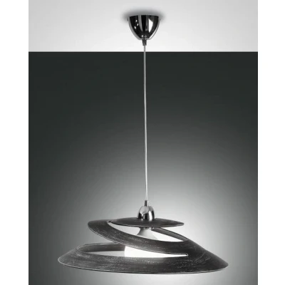 Image of Aragon Dome Pendant Ceiling Lights Antique Black Glass, E27