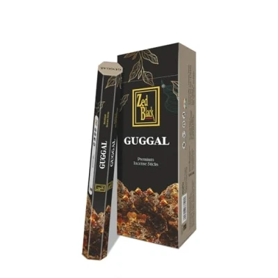 Image of ZED BLACK Z014 Guggal Incense Sticks, 20 Sticks x 6 Packs