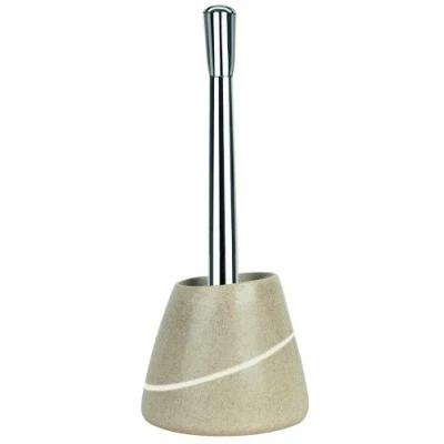 Image of Spirella Etna Polyresin Stoneware Toilet Brush, Sand