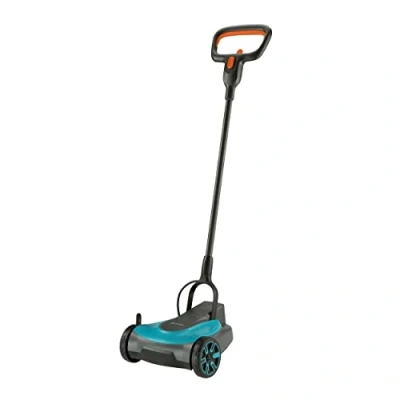 Image of Gardena Battery Lawnmower HandyMower 22/18 V P4A Without Battery: Manual Lawnmower, for lawns up to 50 m², Adjustable Cutting Height, Mulching Function (14620 55)