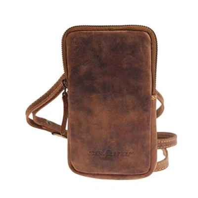 Image of Green Burry vintage Original Mobile Sling 1593, Phone Bag, brown, S,