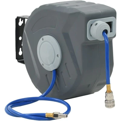 Image of vidaXL Automatic Air Hose Reel 3/8&quot; 12 m