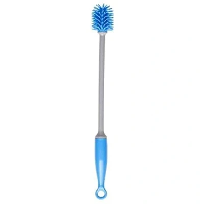 Image of Lakeland Extra Long Handled Narrow Neck Bottle Cleaning Brush 30cm Flexible Head Gentle On Glass