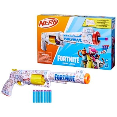 Image of Nerf Fortnite Frenz 4 Ever Blaster Dart