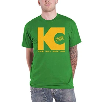 Image of Kaiser Chiefs Men&#039;s KAISTS03MGR02 T Shirt, Irish Green, Medium