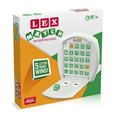 Image of Top Trumps Lex Match The Crazy cube game, word game with camouflage learning great for lovers of anagrams and crosswords, travel board gift toy Boys Girls Aged 4 plus