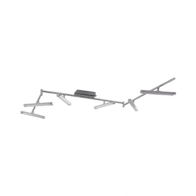 Image of LED Ceiling Light &#039;Pilou&#039; dimmable (Modern) in Silver Made of Metal for e.g. Kitchen (6 Sources,) from Lindby lamp, lamp