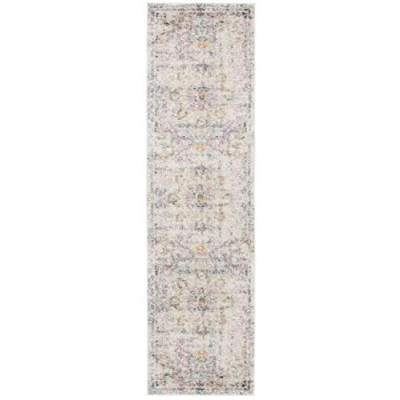 Image of Safavieh Modern Chic Rug for Living Room Dining Bedroom Madison Collection Short Pile, Grey and Gold, 24 x 36 Inch
