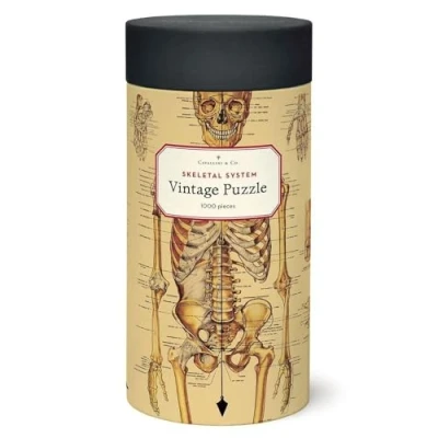 Image of Cavallini SKELETON Jigsaw Puzzle 1000 Pieces