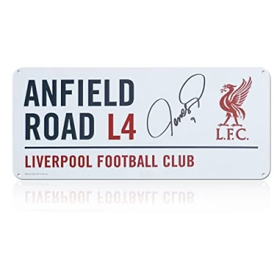 Image of Exclusive Memorabilia Fernando Torres Signed Liverpool Street Sign
