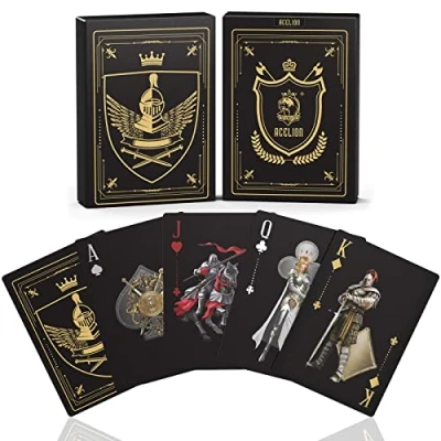 Image of ACELION Waterproof Playing Cards，Plastic Cards,Deck of Cards ，Game and Party Poker