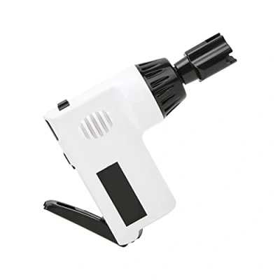 Image of Guitar String Winder, Plastic + Metal Multifunction Electric Winder Cutter Tool for Ukulele 2.7‑4.3V (White)