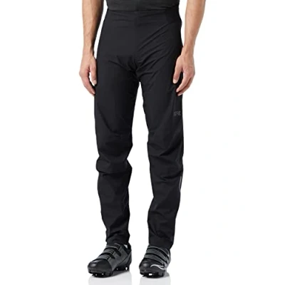Image of GORE WEAR Mens C5 Gtx Paclite Trail Pants, Black, M EU