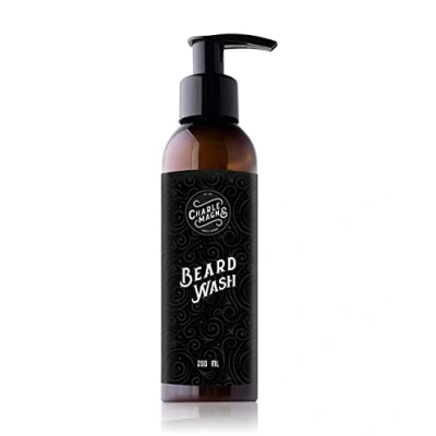 Image of Charlemagne Beard Wash Shampoo For Men Developed By Barbers Made In Germany 200 ml Soap/Beard Moisturiser Conditioner