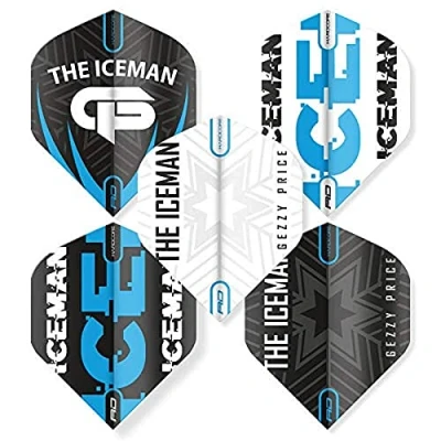 Image of RED DRAGON Gerwyn Price Iceman Assorted Hardcore Flight pack 5 sets per