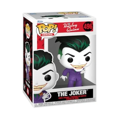 Image of Funko POP! Heroes: Harley Quinn Animated Series the Joker Collectable Vinyl Figure Gift Idea Official Merchandise Toys for Kids &amp; Adults TV Fans Model Collectors and Display