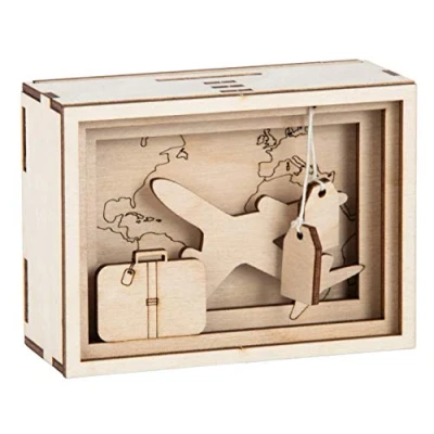 Image of Rayher Wood 3D Gift Box Journey,FSCMixCred, 11,5x8,5x5cm