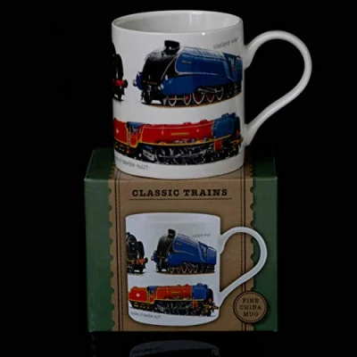 Image of The Leonardo Collection Classic Train Fine China Mug