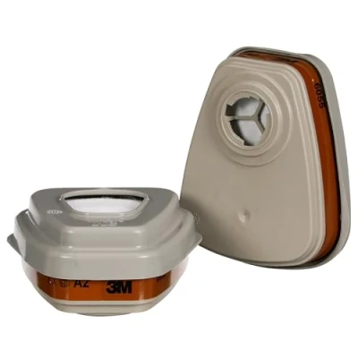 Image of 3M Filter kit for 6000 series masks, 6003BC1, A2P3, (2x 6055 A2 + 2 x 5935 P3 2x 501 holder), Light Grey, One Size
