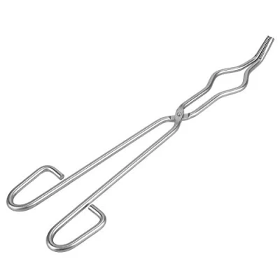 Image of Stainless Steel Crucible Tongs Professional Forceps Clamp Beaker Holder Pliers(400mm)