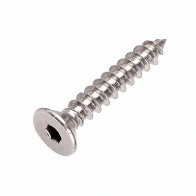 Image of MOOPW Flat Head Self Tapping Screws Stainless Steel 304 Countersunk Drilling Hexagon Socket Wood M3 M4 M5 M6