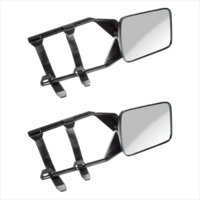 Image of UKB4C 2x Flat Caravan Towing Mirrors Car Van Wing Extension Mirror Pair
