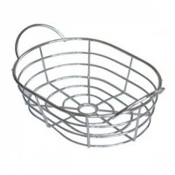 Image of Chrome Wire Fruit bowl by Chabrias Ltd