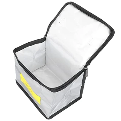 Image of Explosion Proof Bag, Fireproof Li‑Po Safe Bag Convenient for Charging and Storage Valuable Electronic Products