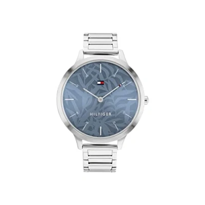 Image of Tommy Hilfiger Analogue Quartz Watch for Women with Silver Stainless Steel Bracelet 1782496