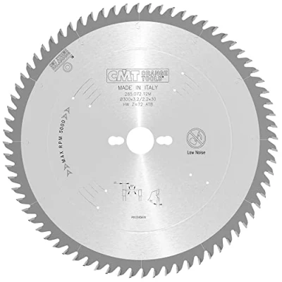 Image of CMT 285.072.12M Industrial Heavy Duty Fine Cut Off ATB Blade and 300mm 13 25/32 Inch by 72 Teeth 15 Degree with 30mm Bore