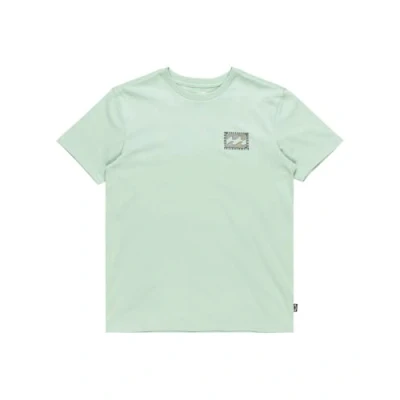 Image of Billabong Crayon WAVE Unisex Print Tshirt for kids, Size: 14y, Mint