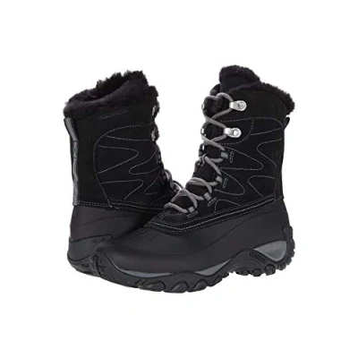 Image of Merrell Women&#039;s Yokota PLR Wp Hiking Boots, Black/White, 5 UK