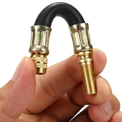 Image of 105mm Car Wheel Flexible Tyre Valve Extension Rubber Hose Adapter