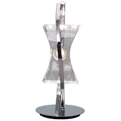 Image of Kromo Table Lamp 1 Light G9 Looped Frame, Polished Chrome