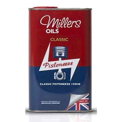 Image of Millers Oil Classic Pistoneeze 15w40 Mineral Engine Oil, 1 Litre