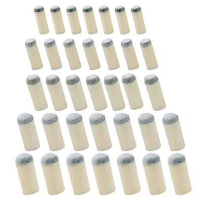 Image of OHAOLYLE 100 Pcs Pool Cue Tips Push in Snooker Tip Slip On Billiard Accessories for Replacements No Glue or Tools Required 5 Sizes 9mm/10mm/11mm/12mm/13mm