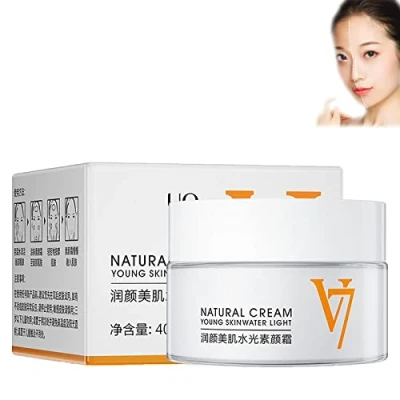 Image of Zhiduo Natural Cream Young Skin Water Light, V7 toning light moisturizing tone up cream, v7, Face for All Type Moisturizer (1PCS)