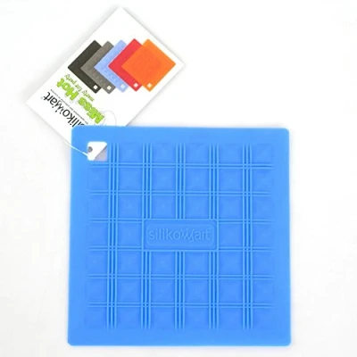 Image of SILIKOMART ACC071 Miss HOT Silicone Pot Holder Hot, Blue, Light Blue