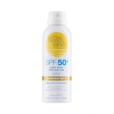 Image of Bondi Sands Fragrance Free Sunscreen Aerosol Mist SPF 50 Non Greasy Broad Spectrum Formula Moisturises, Soothes, and Protects Skin, Water Resistant Up To 4 Hours + Cruelty 160g/5.64 Oz
