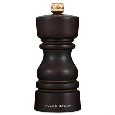 Image of Cole &amp; Mason London 13cm Chocolate Wood Salt Mill