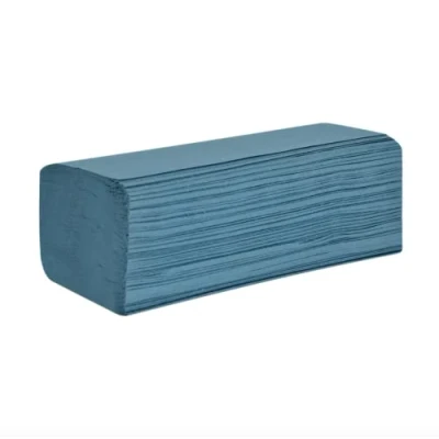 Image of Raphael 1Ply Z Fold 200mm x240mm 250 Sheets Blue (Pack of 15) H1BZ30RA