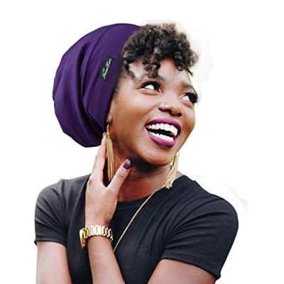 Image of FocusCare Satin Beanie,Adjustable Lined Night Sleeping Frizzy Hair