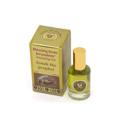 Image of Gold Anointing Oil Jonah The Prophet 12ml from Holyland Jerusalem Limited Edition