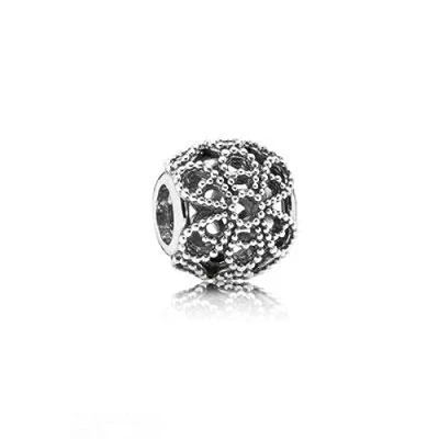Image of Pandora Beaded Openwork Flower Charm 791282